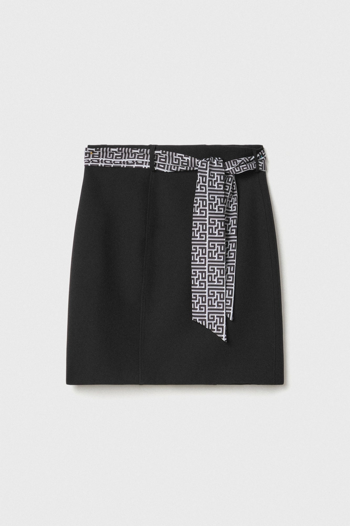 GONNE GAELLE PARIS AI25 - Mini-Gonna Ion Cady Con Fusciacca Nero - GAABW00840