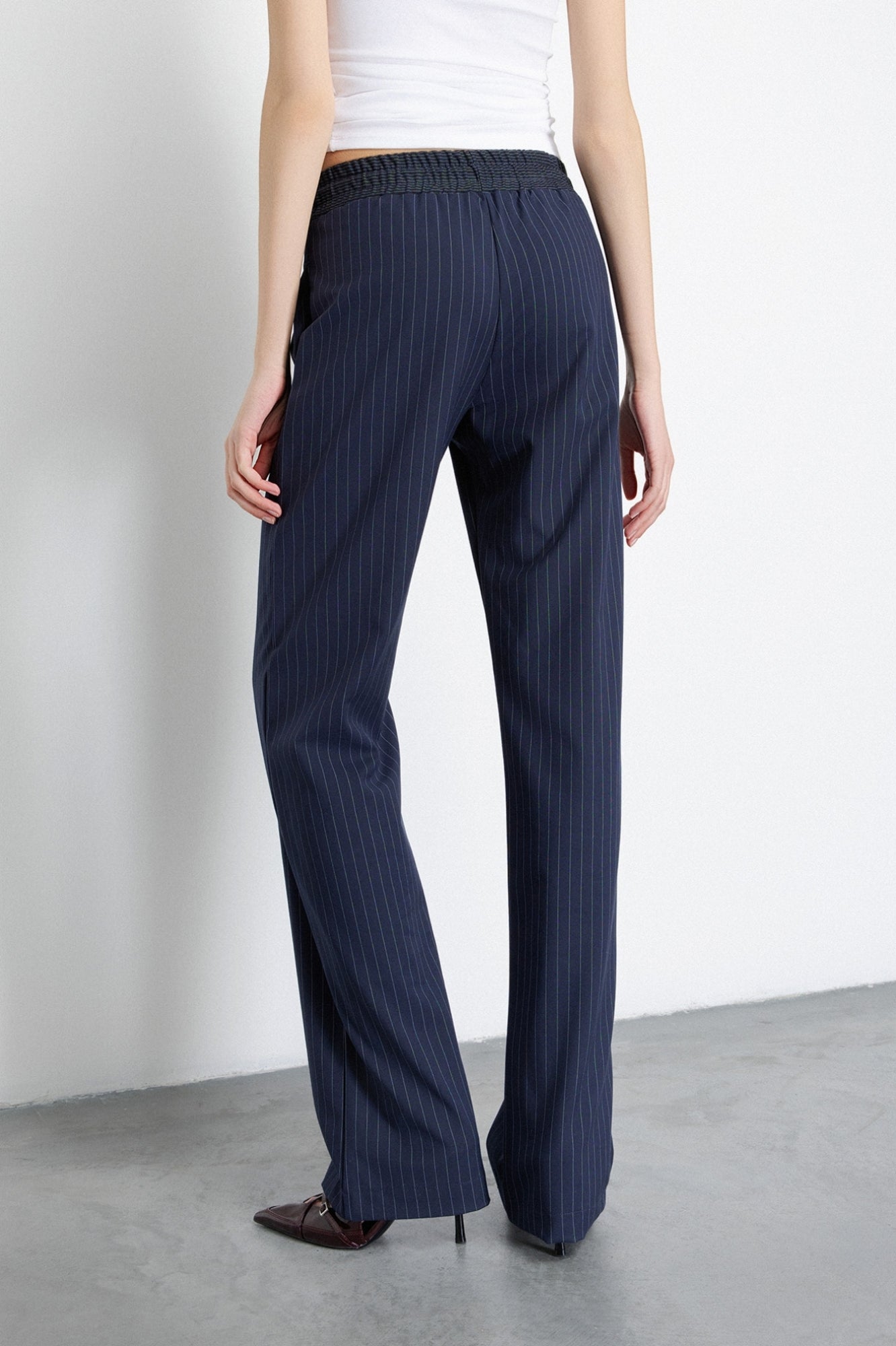 PANTALONI GAELLE PARIS AI26 - Pantalone Dritto Morbido Con Coulisse In Vita - GAABW06834