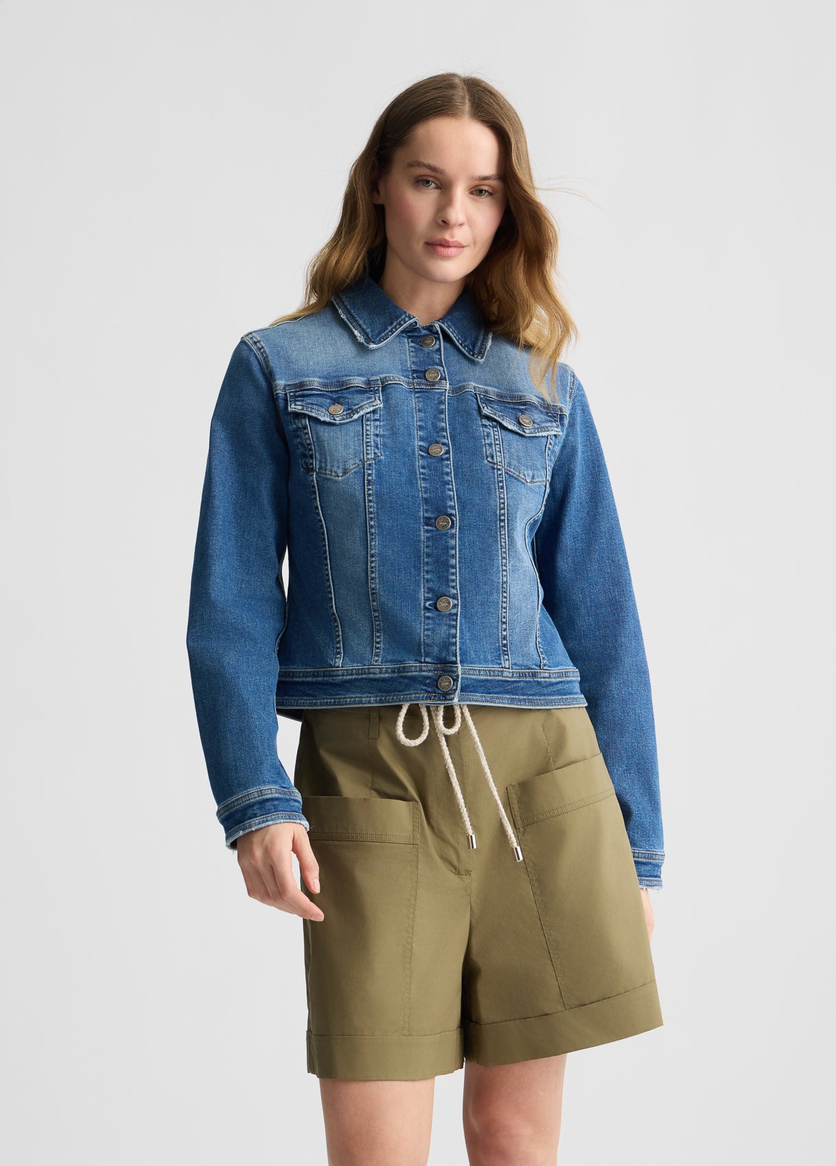 JEANS LIU JO PE25 - Giacca in denim - UA5046
