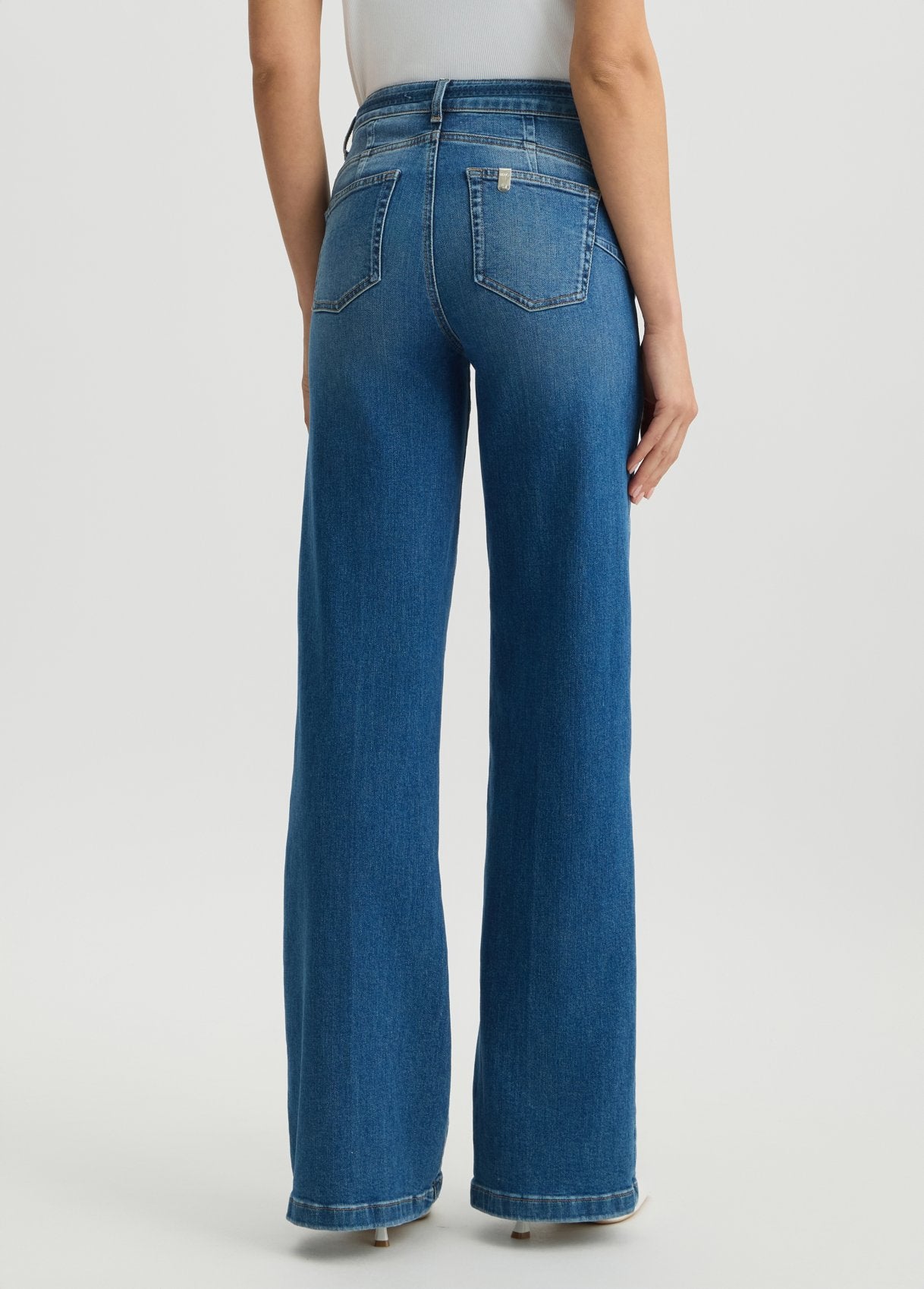 JEANS LIU JO PE25 - Jeans flare con cintura - UA5279