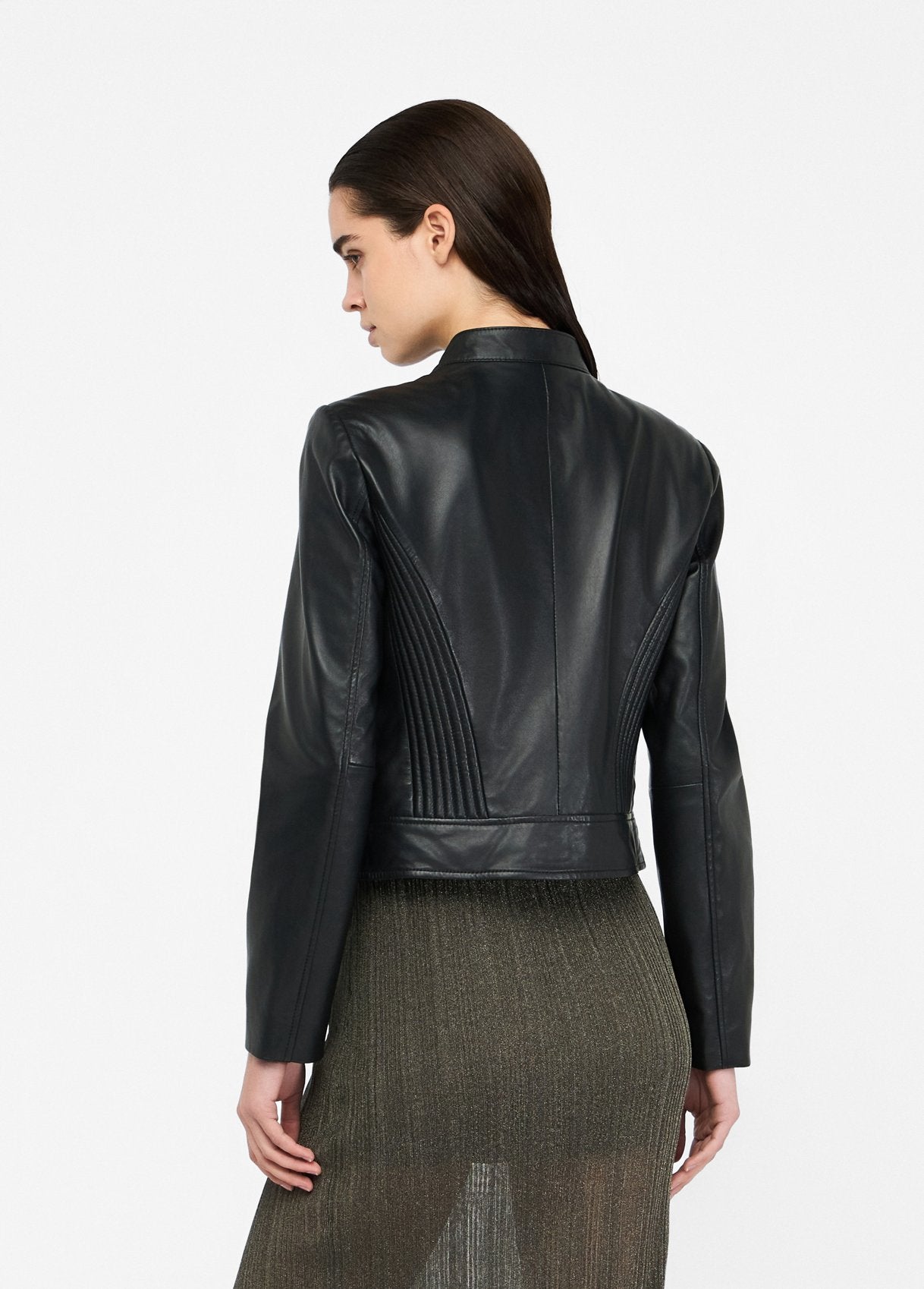 GIACCA LIU JO AI26 - Giacca biker in pelle - CF5162