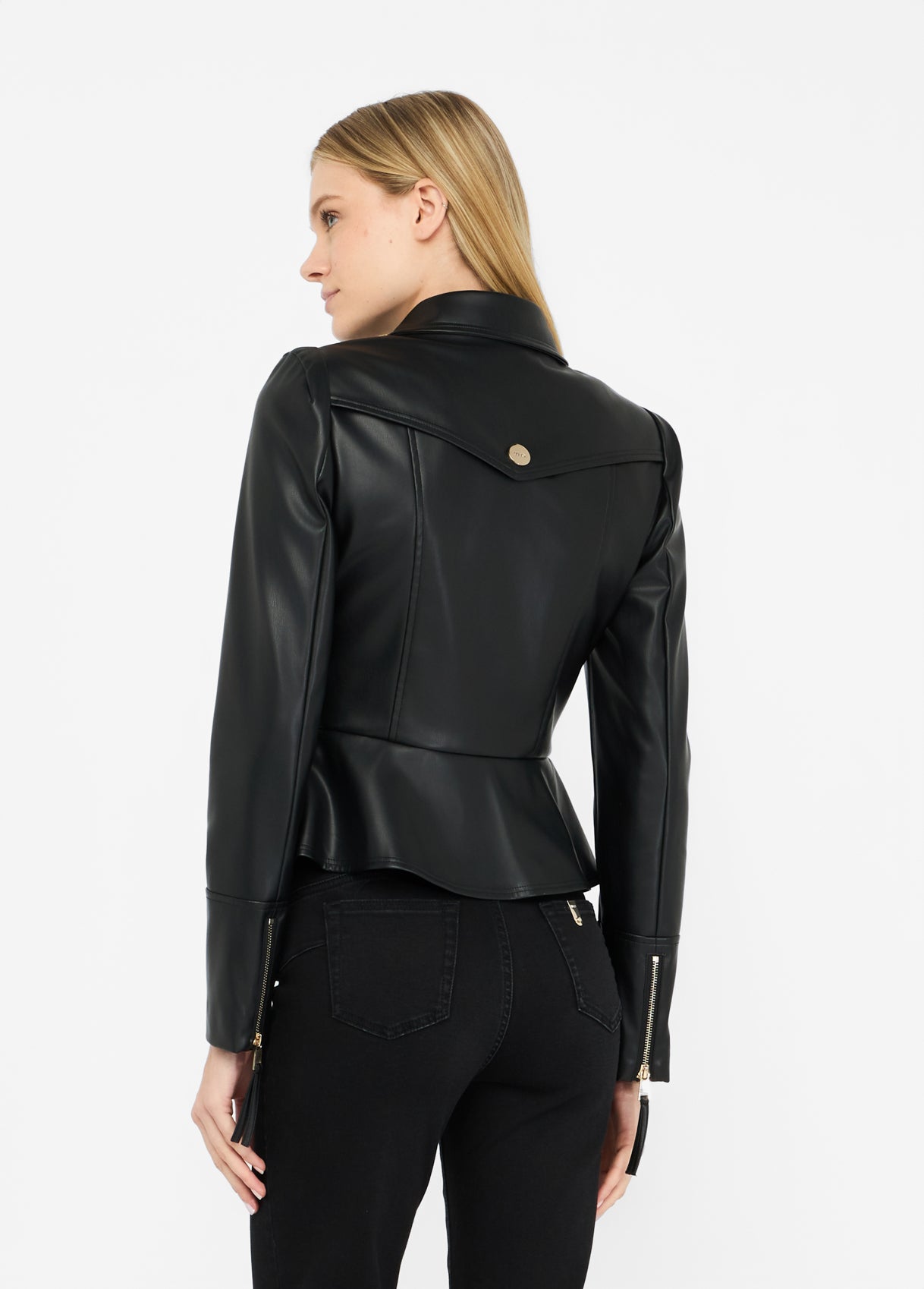 GIACCA LIU JO AI26 - Giacca slim-fit in tessuto spalmato - CF5203