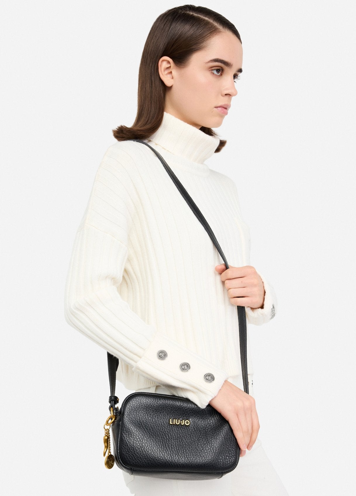 BORSE LIU JO AI26 - Borsa a tracolla media con charm - AF5067