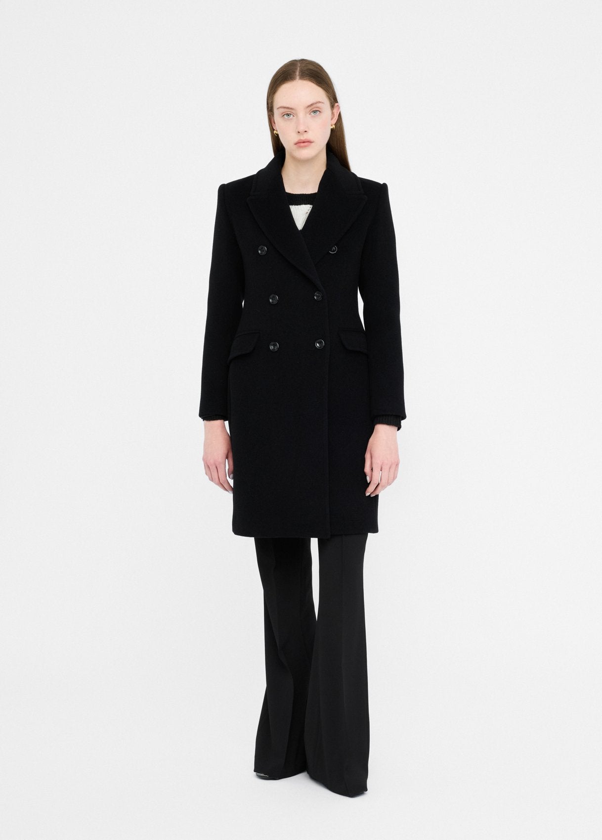 CAPPOTTO LIU JO AI26 - Cappotto doppiopetto in lana - CF5397