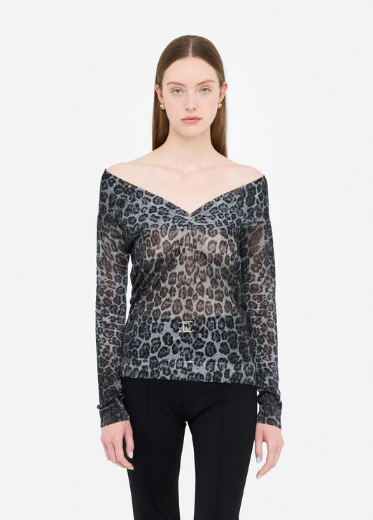 MAGLIERIA LIU JO AI26 - Maglia con scollo a V - MF5367