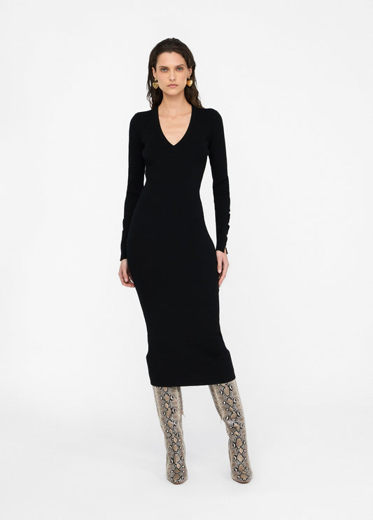 ABITO LIU JO AI26 - Abito in maglia con castoni gioiello - MF5036