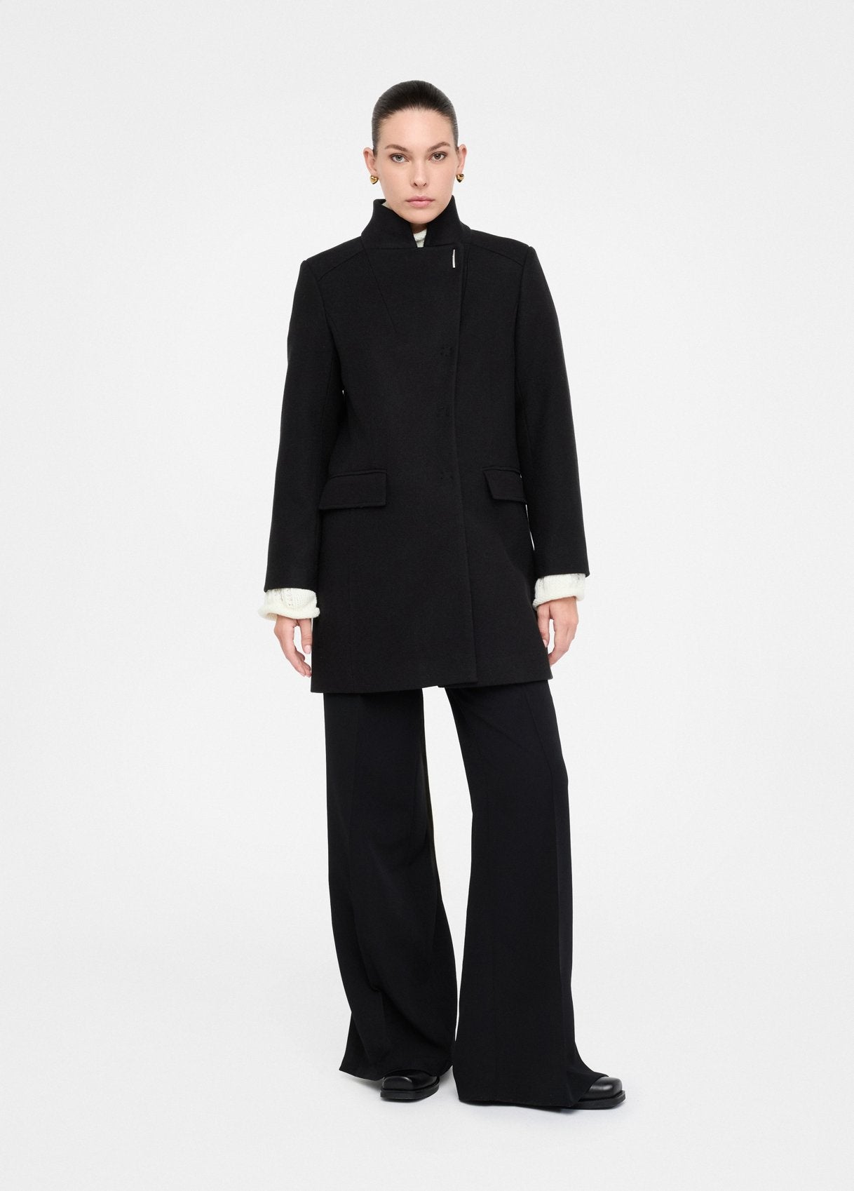 CAPPOTTO LIU JO AI26 - Cappotto in panno double- MF5119