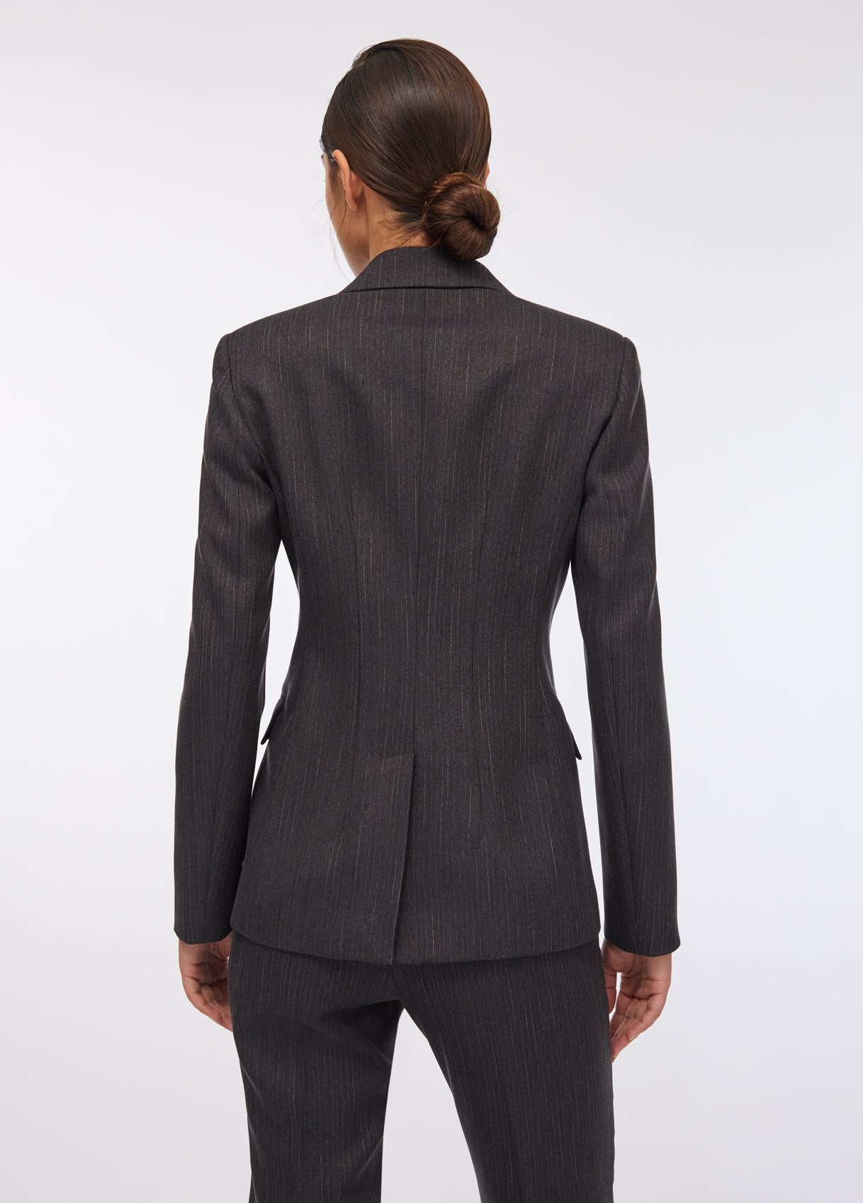 GIACCA LIU JO AI26 - Blazer doppiopetto gessato - CF5232