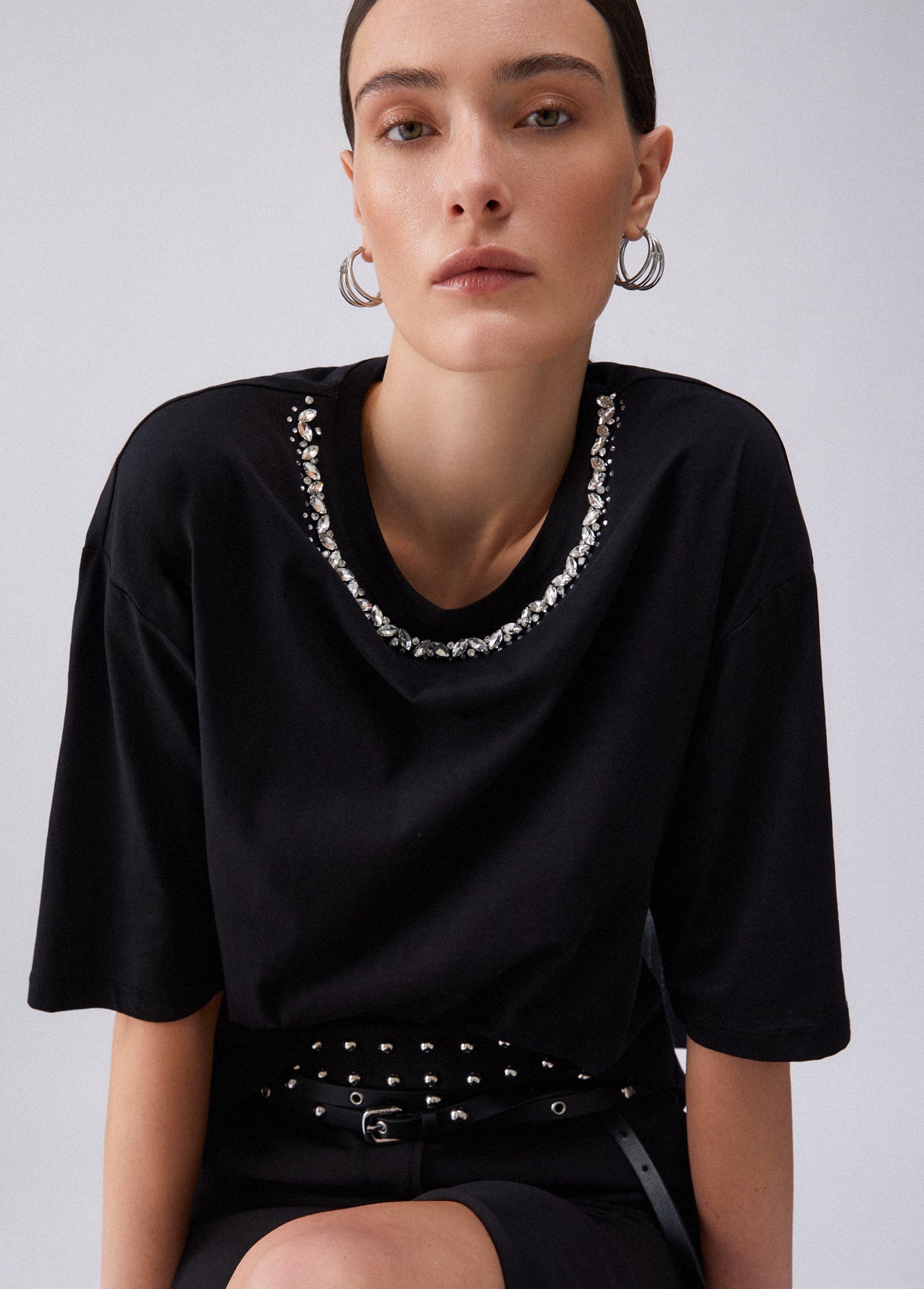 T-shirt e Top LIU JO PE26 - T-shirt con applicazioni - WA6128