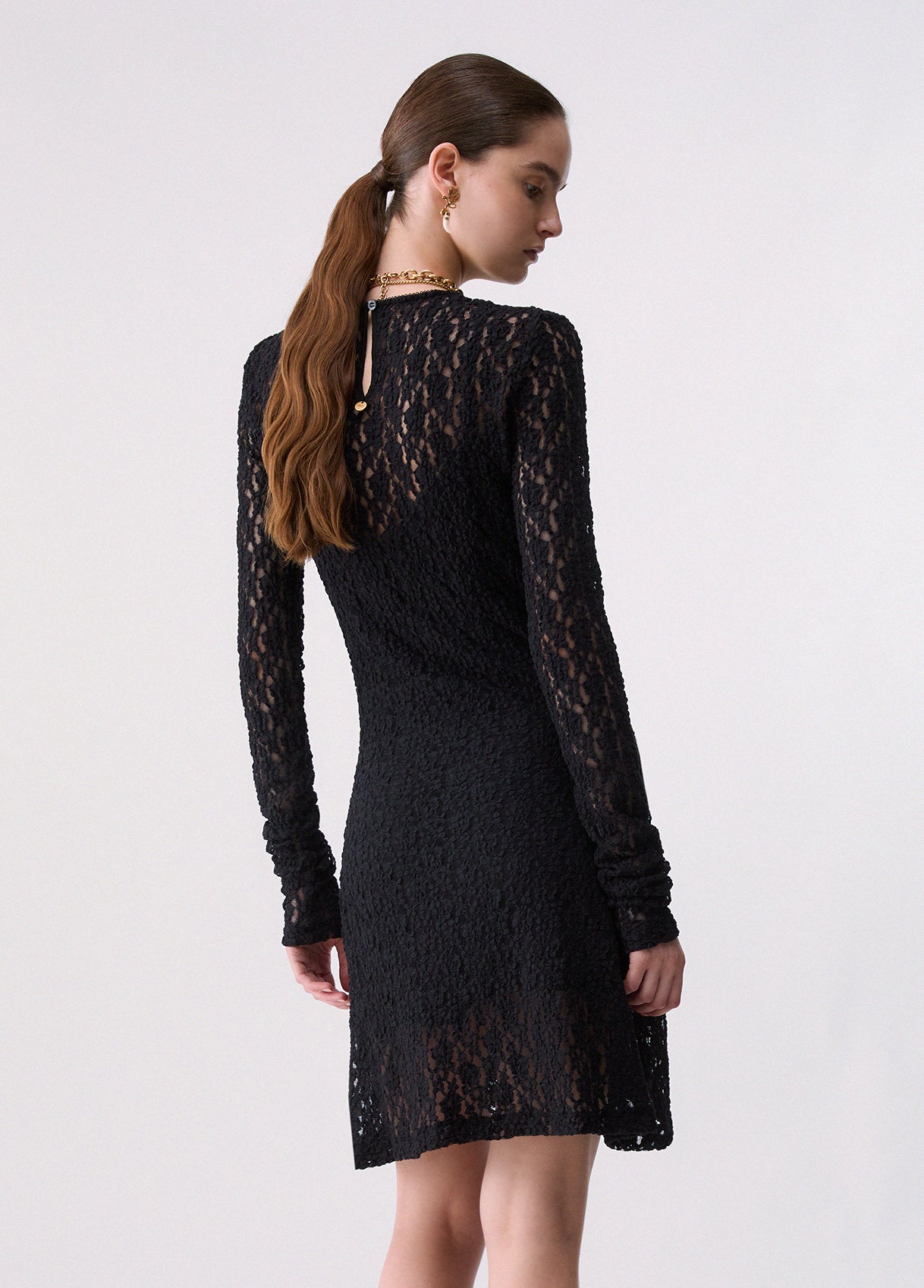 Abiti Liu Jo AI26 - Abito corto in pizzo - WF6252J397522222