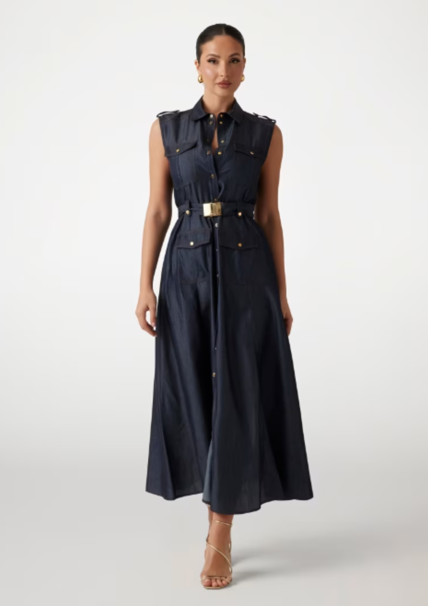 ABITO GUESS by MARCIANO PE25 - Maxi abito in jeans Marciano - 5GGT047295A