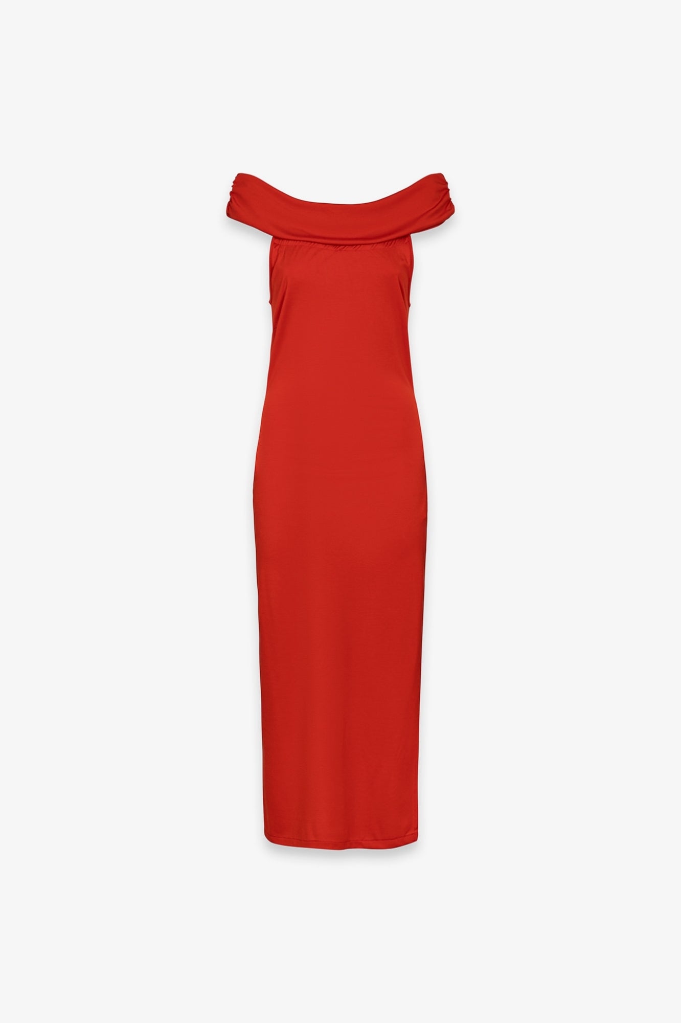 ABITI GAELLE PARIS PE26 - Abito Midi Con Collo Schiffer E Spacco In Punto Milano - GAABW09946