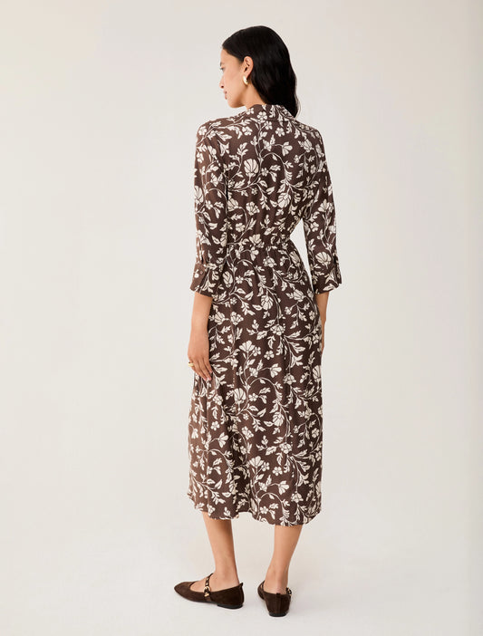 ABITI PENNYBLACK - Wrap dress in twill fluido - PBBALBINO