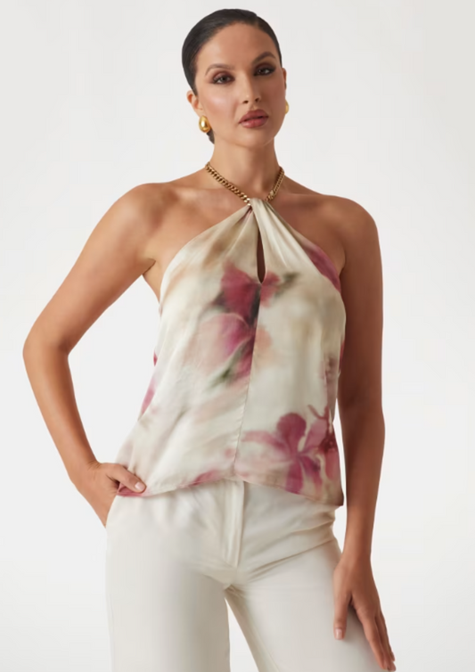 TOP GUESS by MARCIANO PE25 - Top stampa floreale - 5GGH107298A