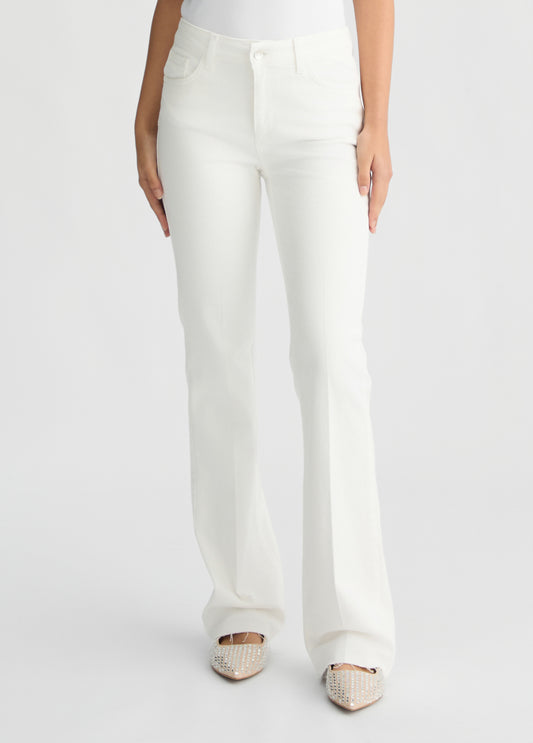 JEANS LIU JO PE25 - Jeans bootcut bianchi - UA5082