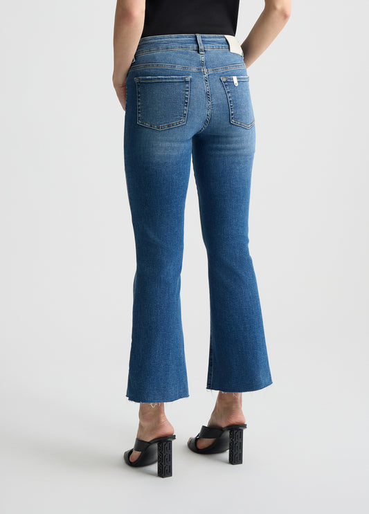 JEANS LIU JO PE25 - Jeans flare cropped - UA5075