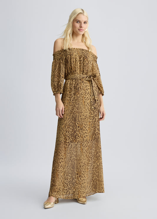 ABITO LIU JO PE25 - Abito animalier - WA5329