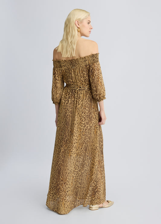 ABITO LIU JO PE25 - Abito animalier - WA5329