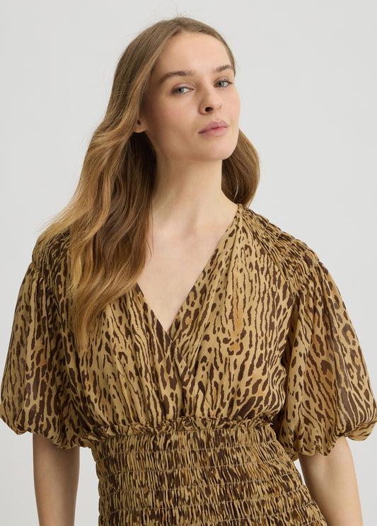 ABITO LIU JO PE25 - Abito animalier - WA5331
