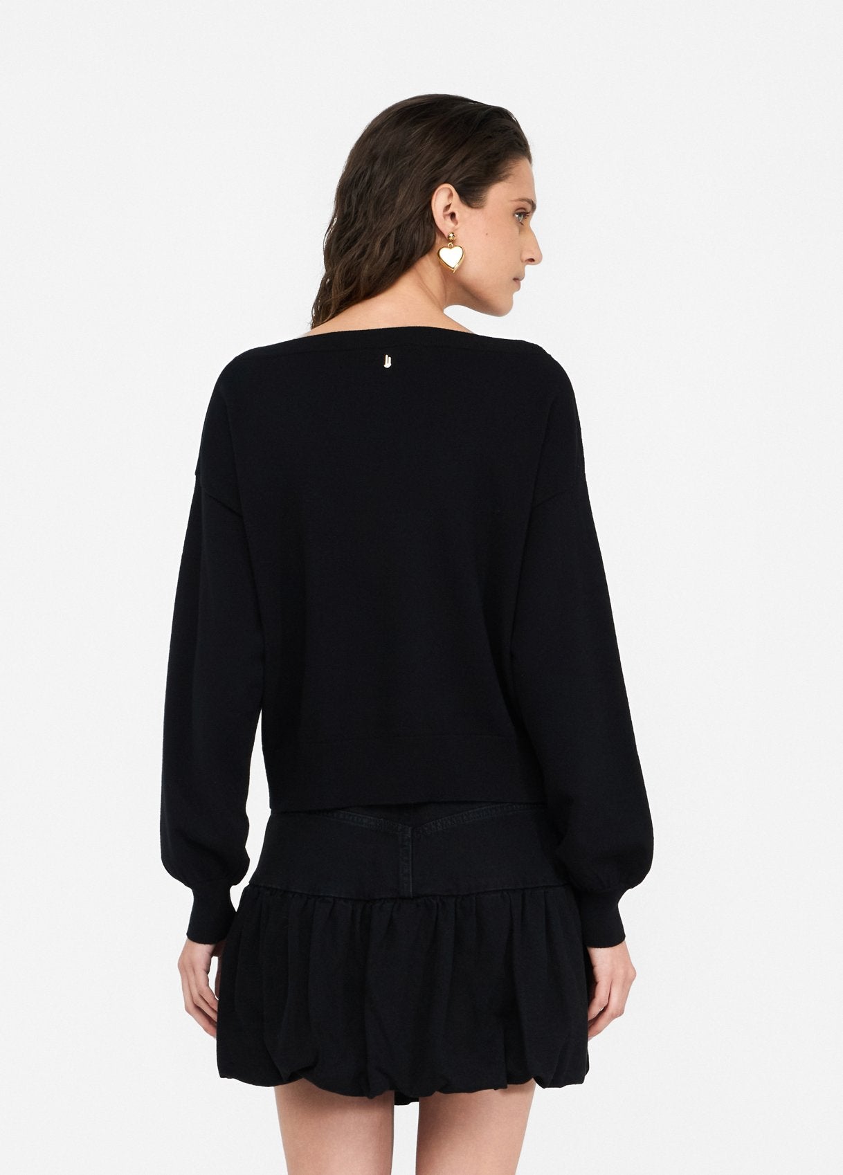 MAGLIERIA LIU JO AI26 - Maglia con strass - CF5271