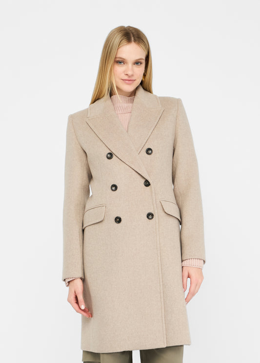 CAPPOTTO LIU JO AI26 - Cappotto doppiopetto in lana -  CF5397