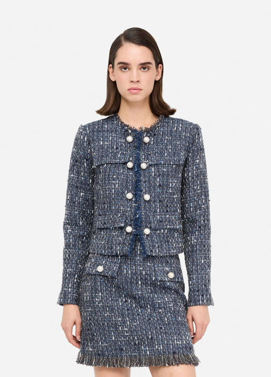 GIACCA LIU JO AI26 - Giacca in bouclé -   CF5377