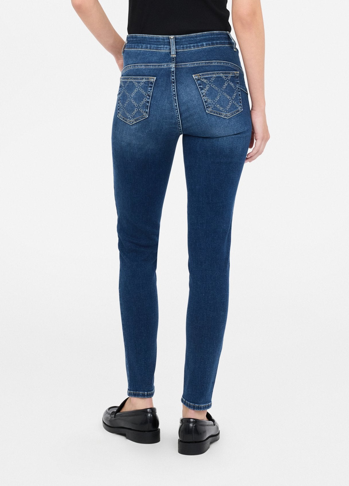JEANS LIU JO AI26 - Jeans skinny a vita alta -   UF5013
