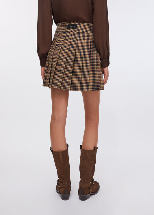 GONNA LIU JO AI26 - Minigonna a pieghe -  MF5156