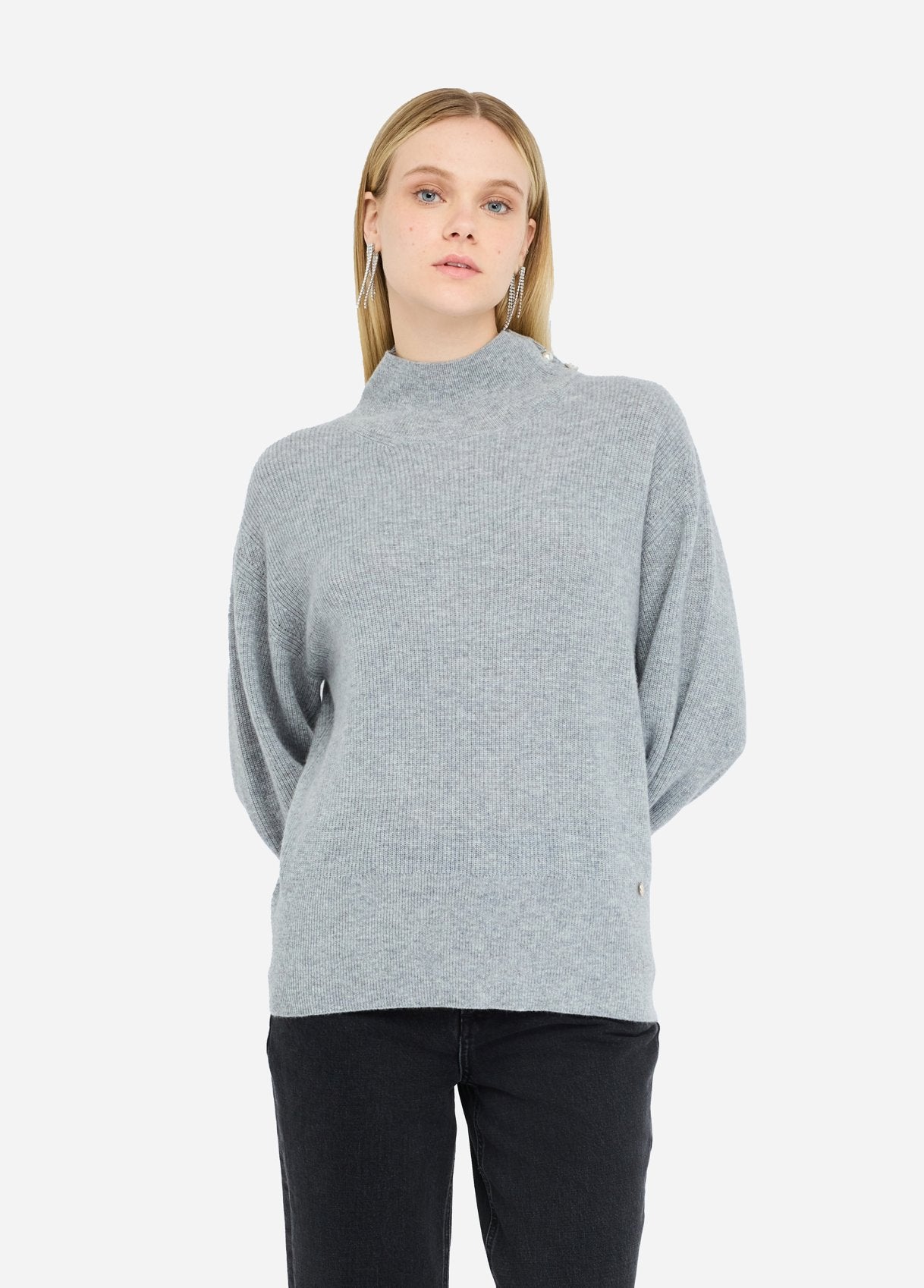 MAGLIERIA LIU JO AI26 - Maglione in lana e cashmere - CF5424