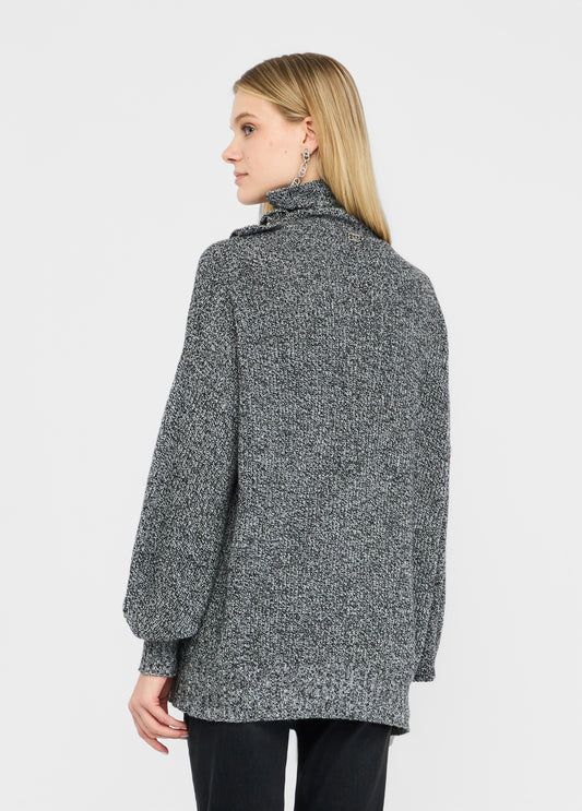 MAGLIERIA LIU JO AI26 - Maglia con maxi volant - MF5052