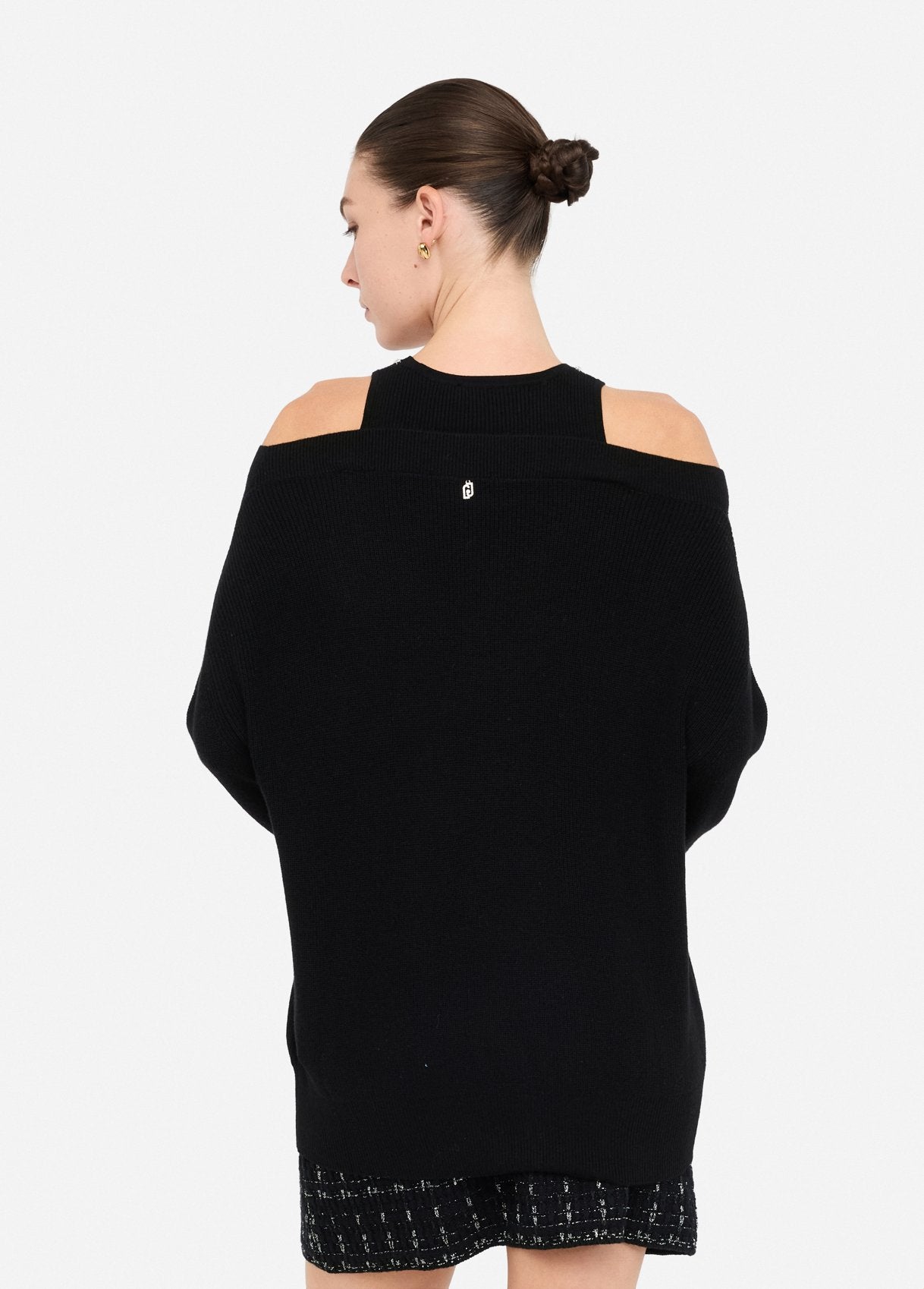 MAGLIERIA LIU JO AI26 - Maglione con ricami gioiello - MF5126