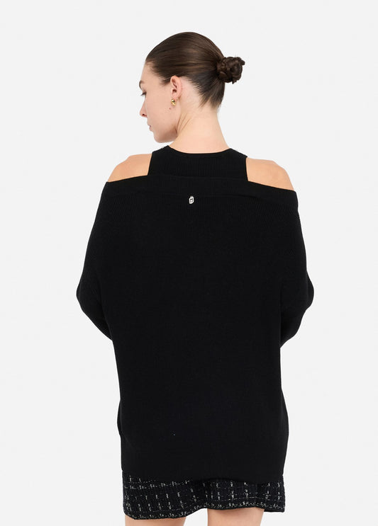 MAGLIERIA LIU JO AI26 - Maglione con ricami gioiello - MF5126