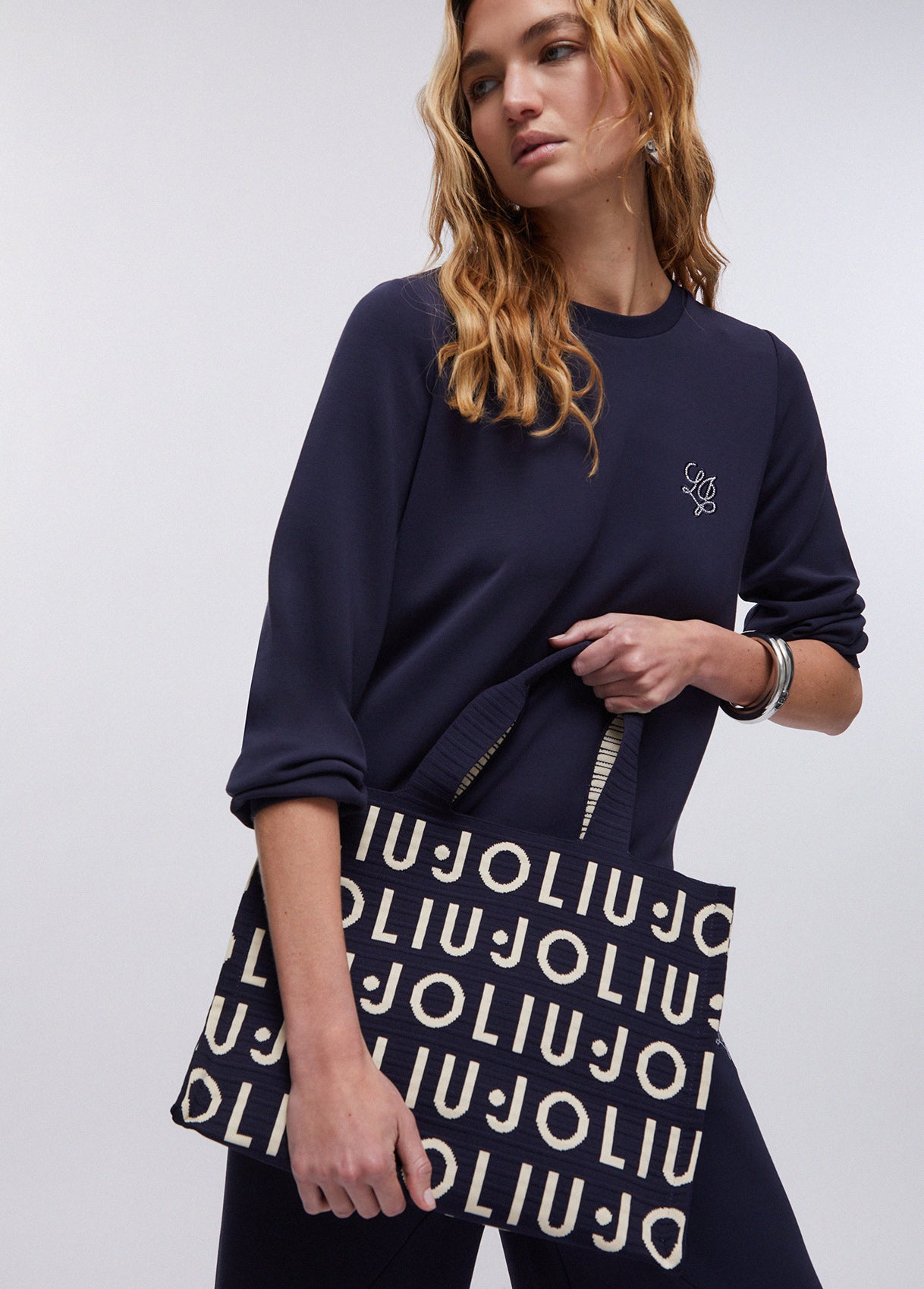 Borse LIU JO PE26 - Borsa tote media in maglia  - 2A602