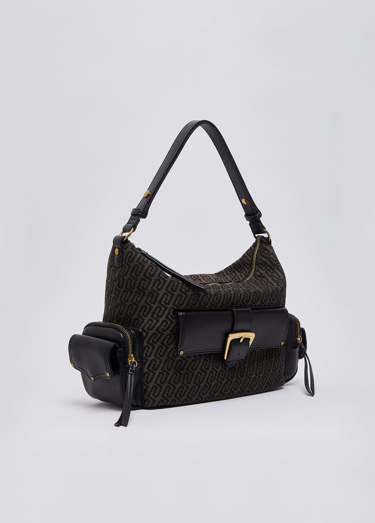 Borse LIU JO AI26 - Borsa hobo media monogram - AF6016T378A00533T.U.