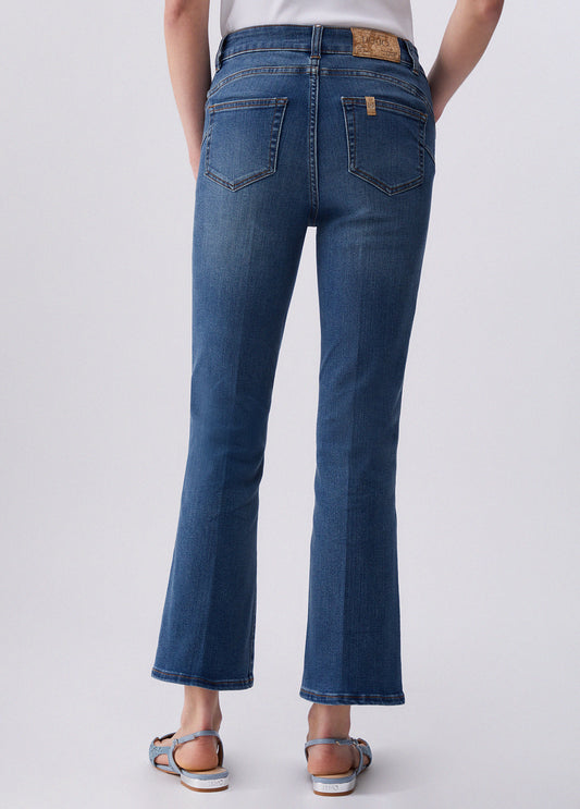 Jeans LIU JO PE26 - Jeans flare cropped - UA6040