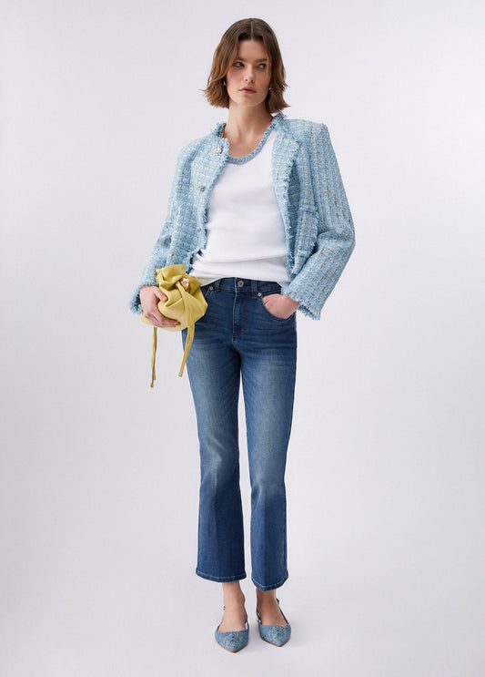 Jeans LIU JO PE26 - Jeans flare cropped - UA6040