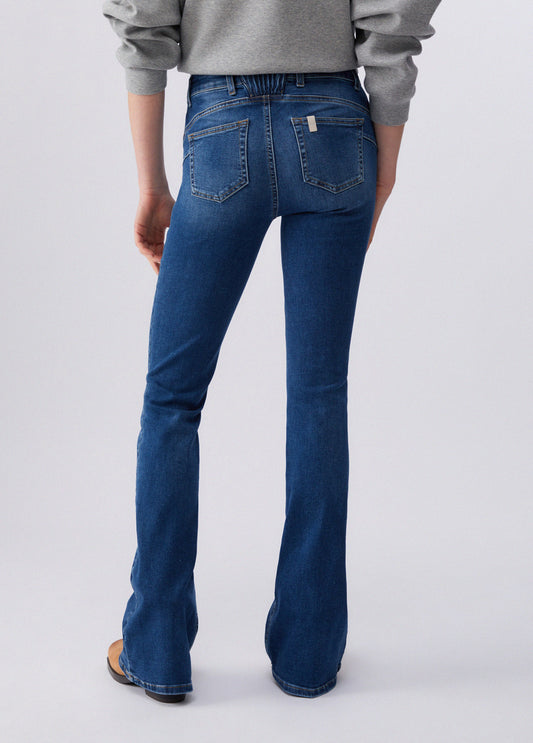 JEANS LIU JO PE26 - Jeans flare con inserto elastico - UA6058