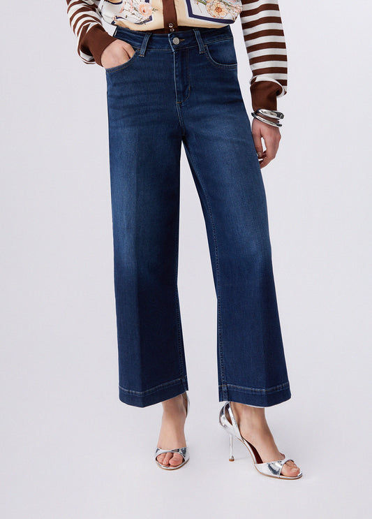 Jeans LIU JO PE26 - Jeans flare con strass - UA6078