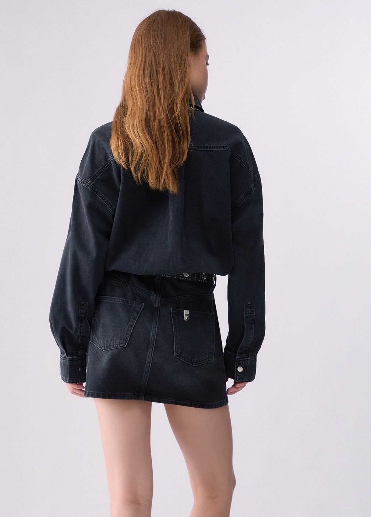 Abiti Liu Jo AI26 - Abito corto in denim con cintura - UF6185D037087526