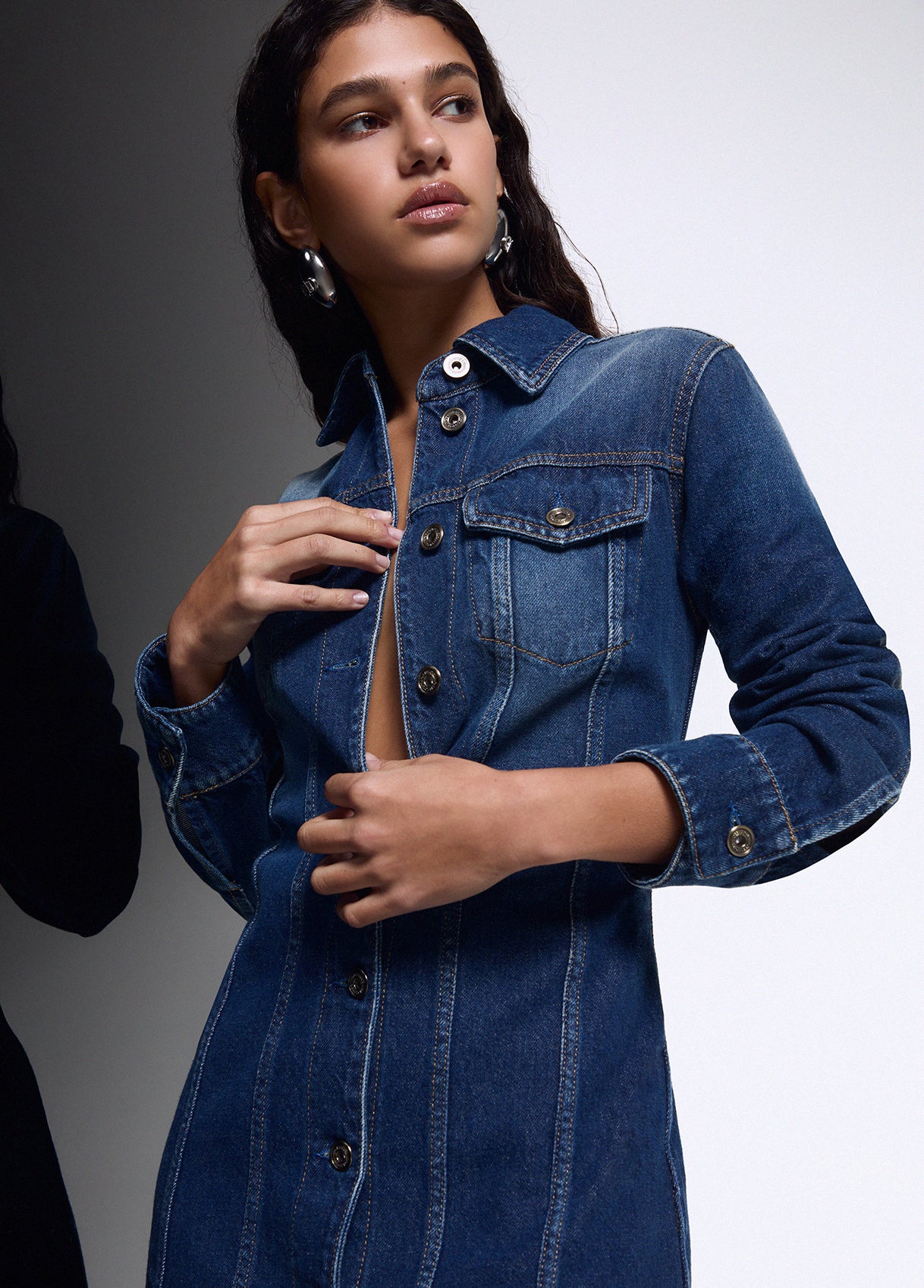 Abito Liu Jo AI26 - Abito corto in denim - UF6504D039879158