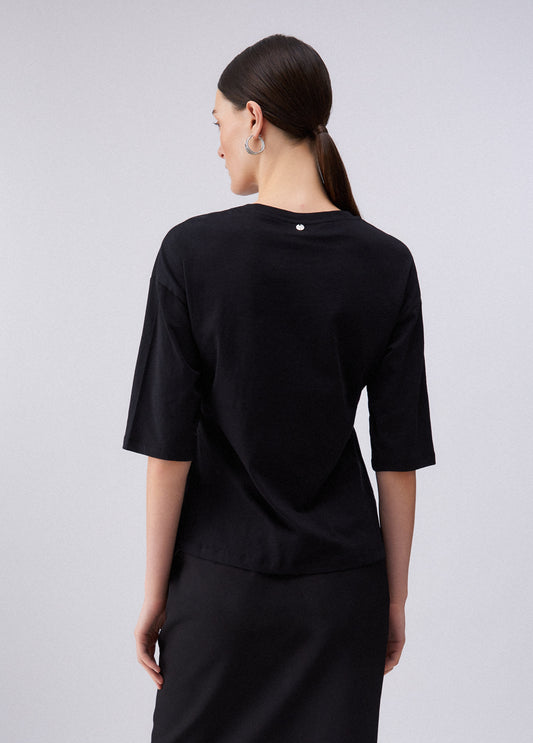 T-shirt e Top LIU JO PE26 - T-shirt con applicazioni  - WA6128