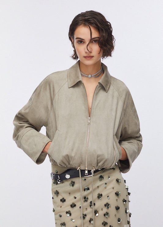 GIACCHE LIU JO PE26 - Giacca scamosciata - WA6168