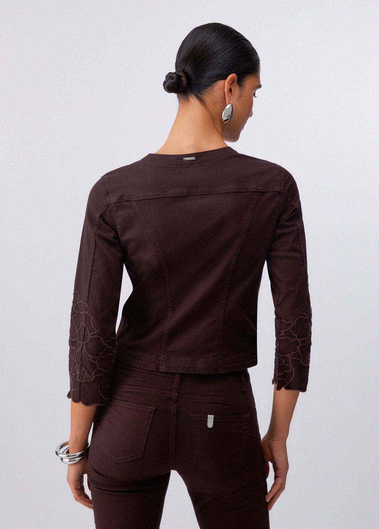 GIACCHE LIU JO PE26 - Giacca con ricamo sangallo -  WA6262