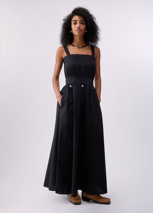 ABITO LIU JO PE26 - Abito lungo in popeline - WA6312