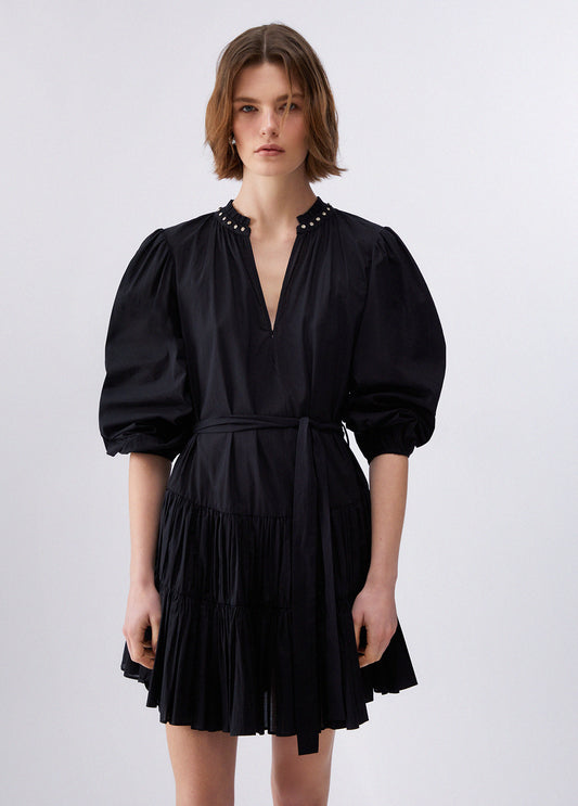 ABITO LIU JO PE26 - Abito corto in mussola - WA6363