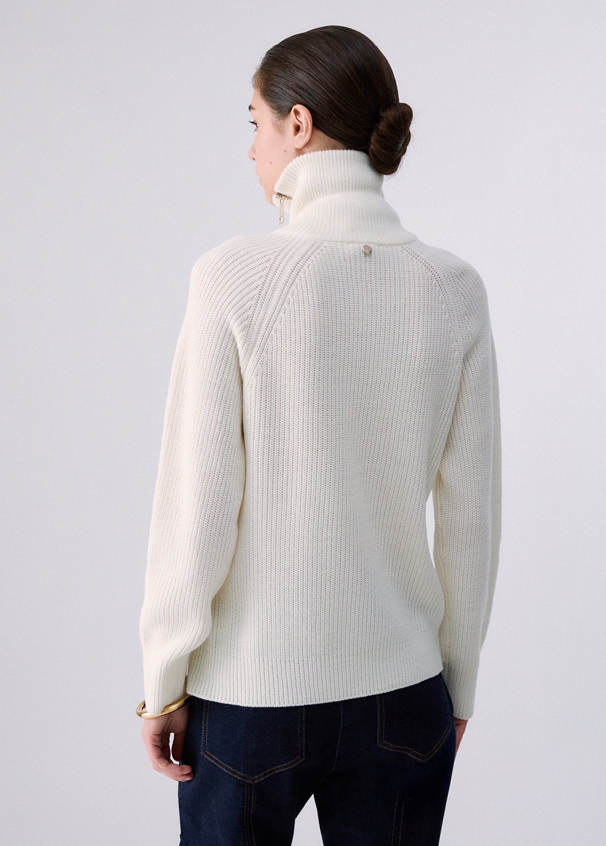 Maglieria LIU JO AI26 - Maglia in lana con zip - WF6216MS05110701