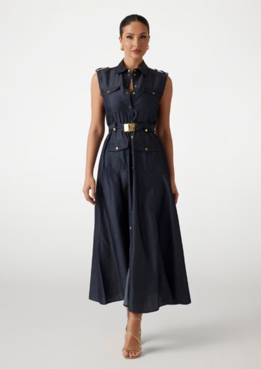 ABITO GUESS by MARCIANO PE25 - Maxi abito in jeans Marciano - 5GGT047295A